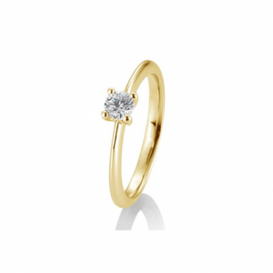 SOFIA DIAMONDS sárgaarany gyűrű 0,30 ct gyémánttal  gyűrű BE41/05637-Y