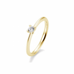 SOFIA DIAMONDS sárgaarany gyűrű 0,15 ct gyémánttal  gyűrű BE41/05634-Y