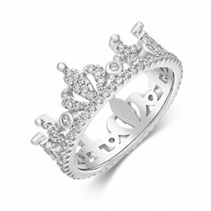 SOFIA ezüstgyűrű királyi korona  gyűrű IS005AN148
