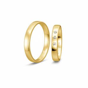 BREUNING arany karikagyűrűk  karikagyűrű BR48/04412YG+BR48/14412YG