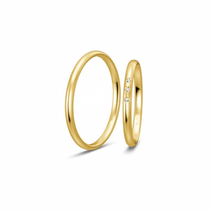 BREUNING arany karikagyűrűk  karikagyűrű BR48/04305YG+BR48/04306YG