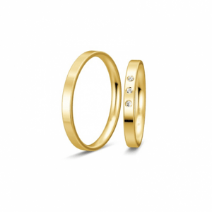 BREUNING arany karikagyűrűk  karikagyűrű BR48/04313YG+BR48/04314YG