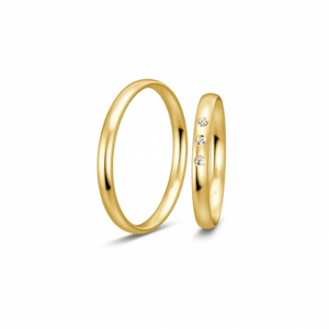BREUNING arany karikagyűrűk  karikagyűrű BR48/04315YG+BR48/04316YG